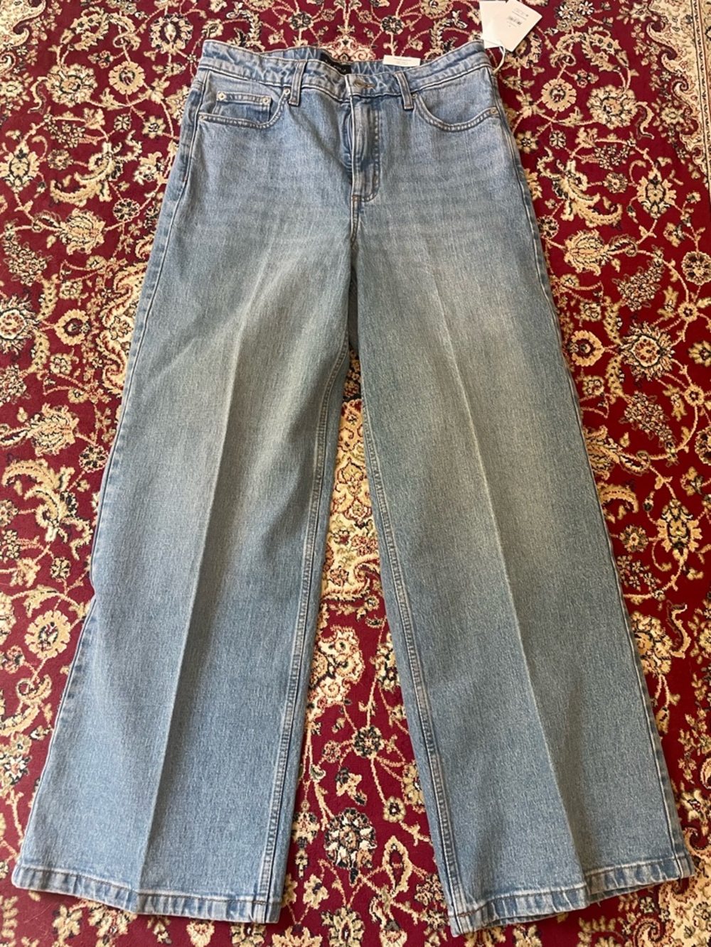 Free Assembly NWT Light Blue Wide-Leg Women’s Jeans size 8